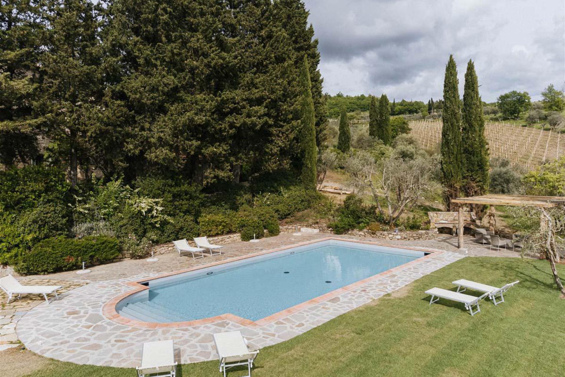 Agriturismo im Chianti-Gebiet zwischen Florenz und Siena