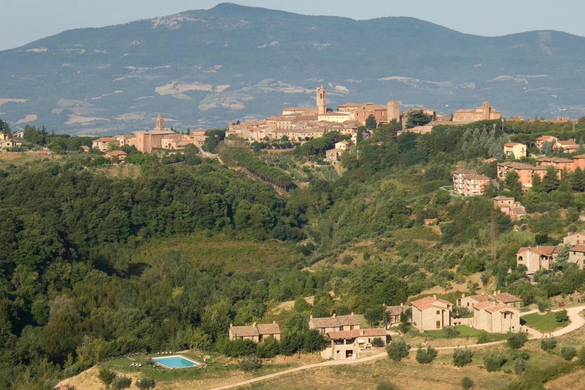 Agriturismo in der Nähe eines kleinen Dorfes zwischen Umbrien und der Toskana.