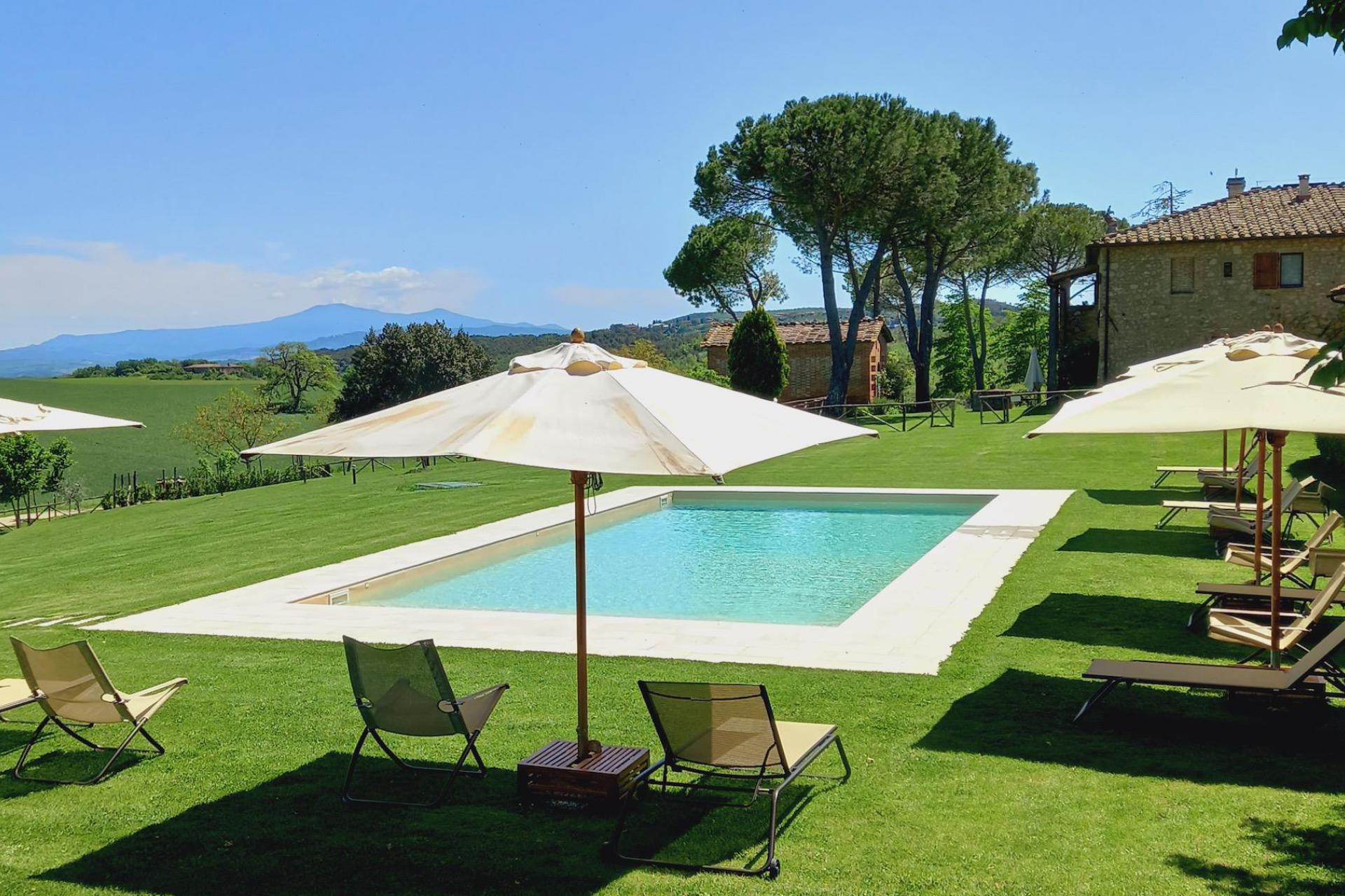 FeWo Agriturismo Toskana, ruhig gelegen und mit schöner Aussicht
