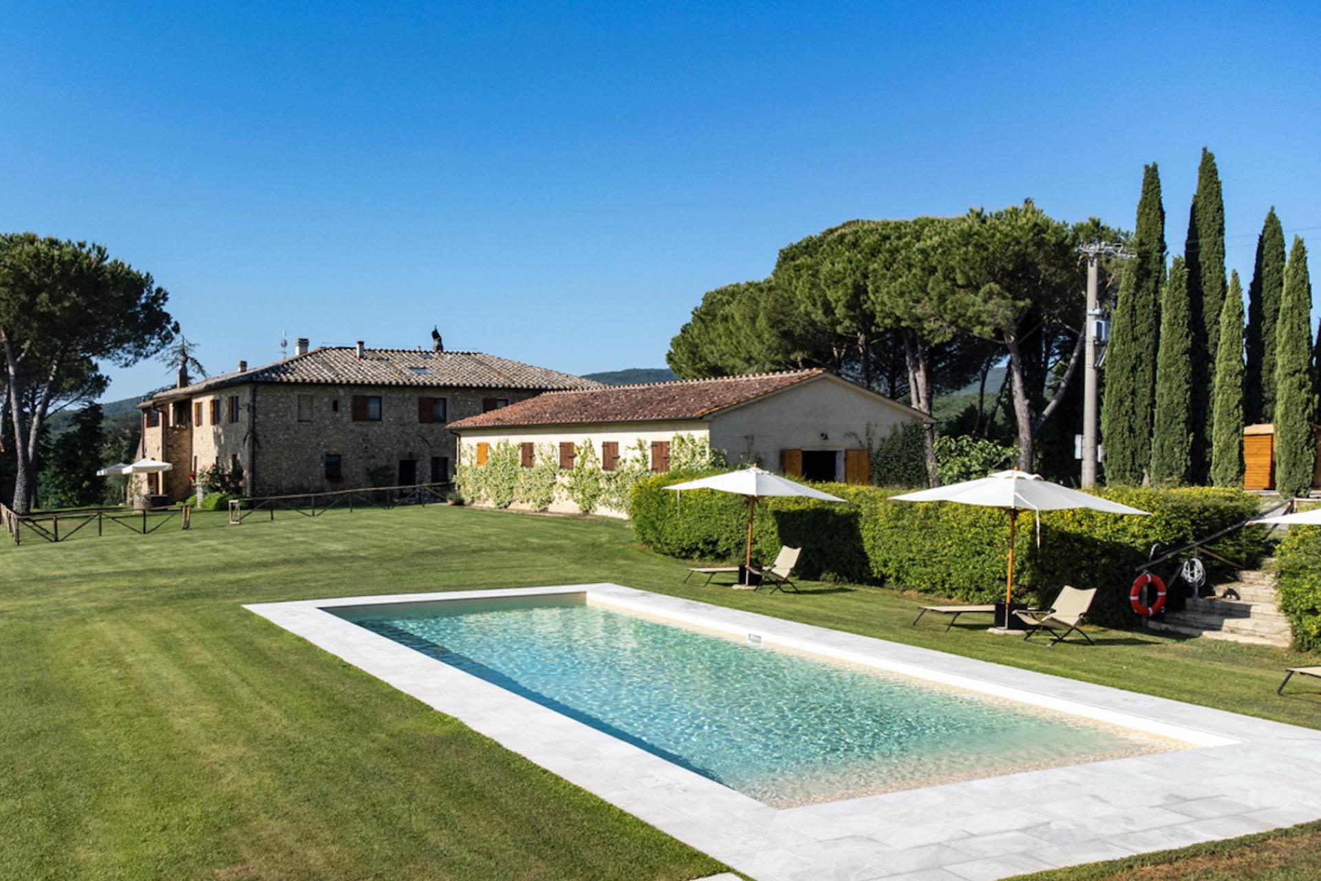 FeWo Agriturismo Toskana, ruhig gelegen und mit schöner Aussicht