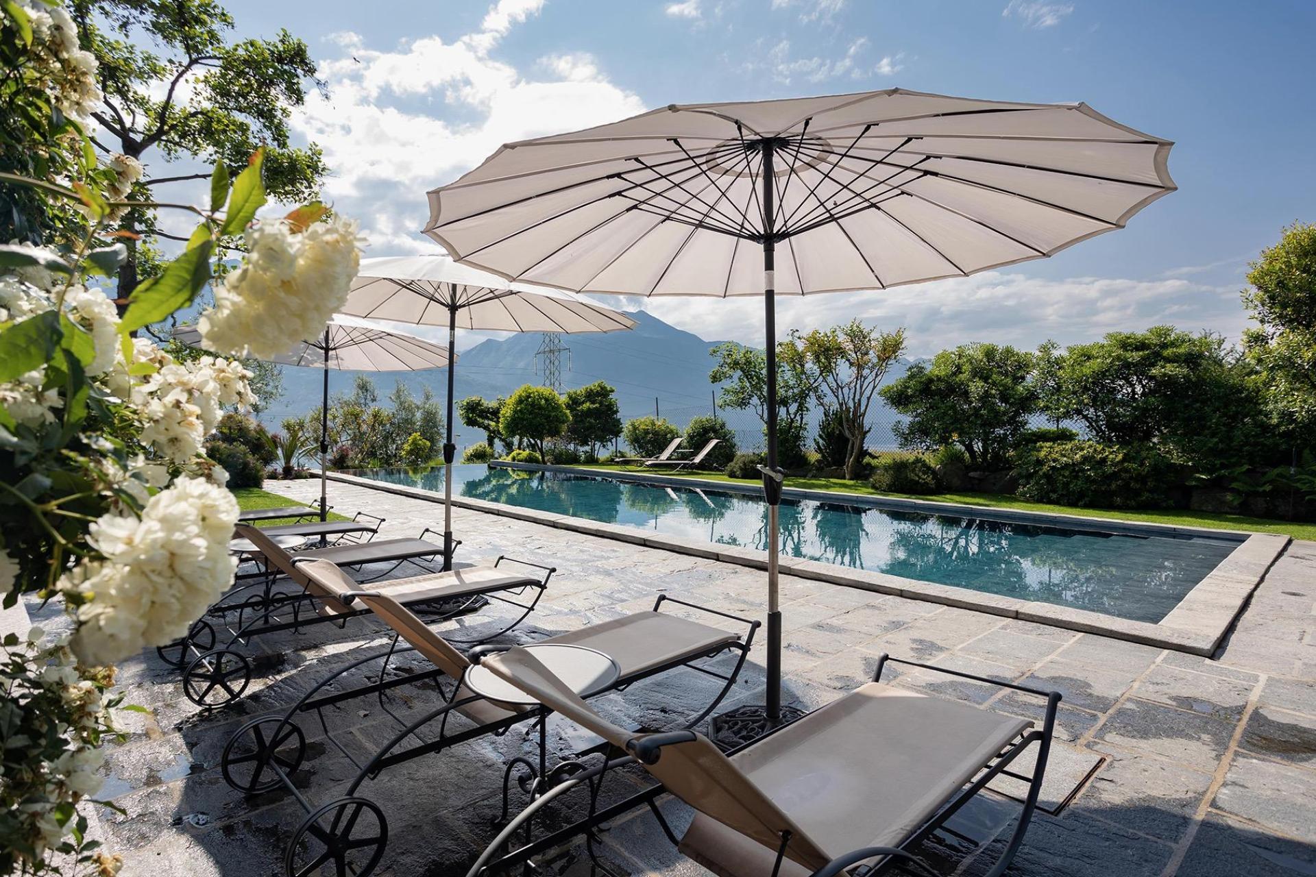 Kleiner Agriturismo mit Blick auf den Comer See