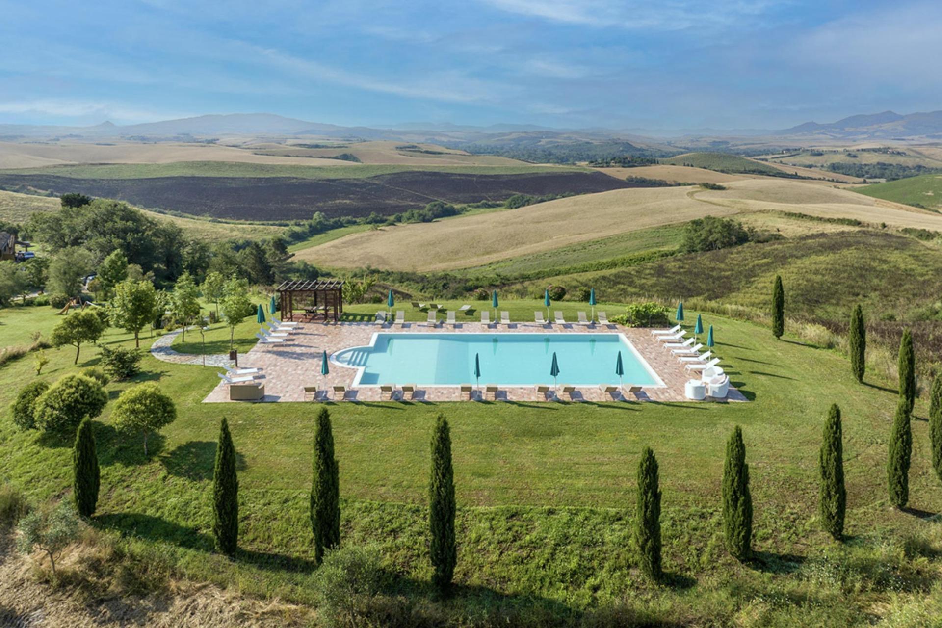 Agriturismo Toskana mit grandiosem Blick und Ferienwohnungen