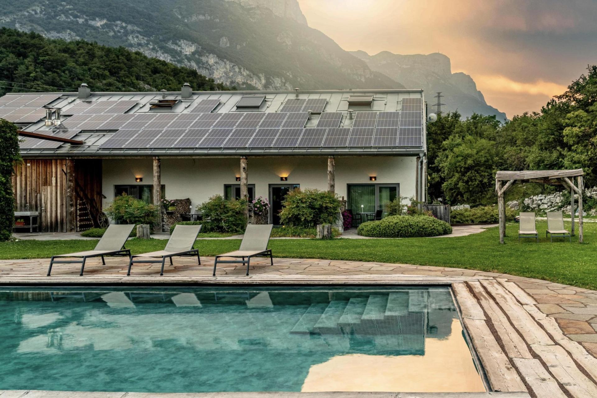 Bio-Apfel-Agriturismo im Seetal des Trentino