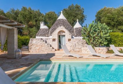 Privater Trullo mit Pool in Apulien