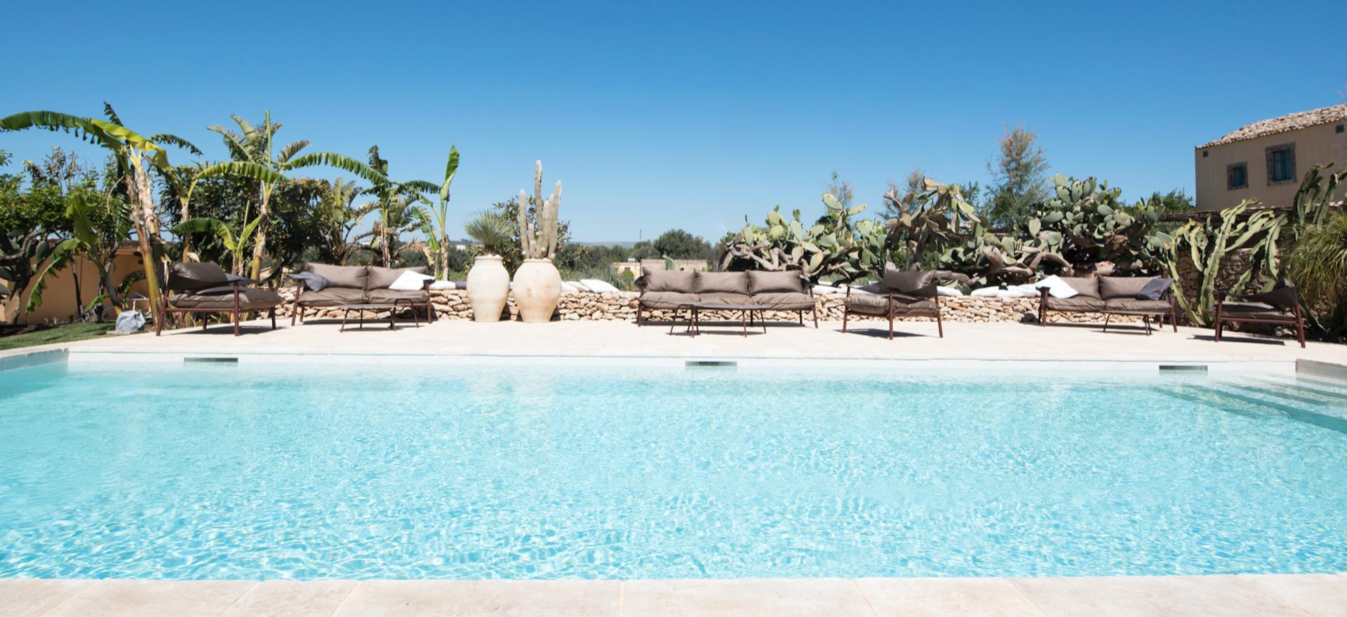 Agriturismo Sizilien Authentischer Agriturismo am Meer mit romantischem Innenhof