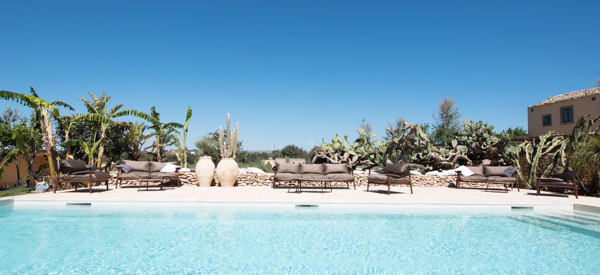 Agriturismo Sizilien Authentischer Agriturismo am Meer mit romantischem Innenhof