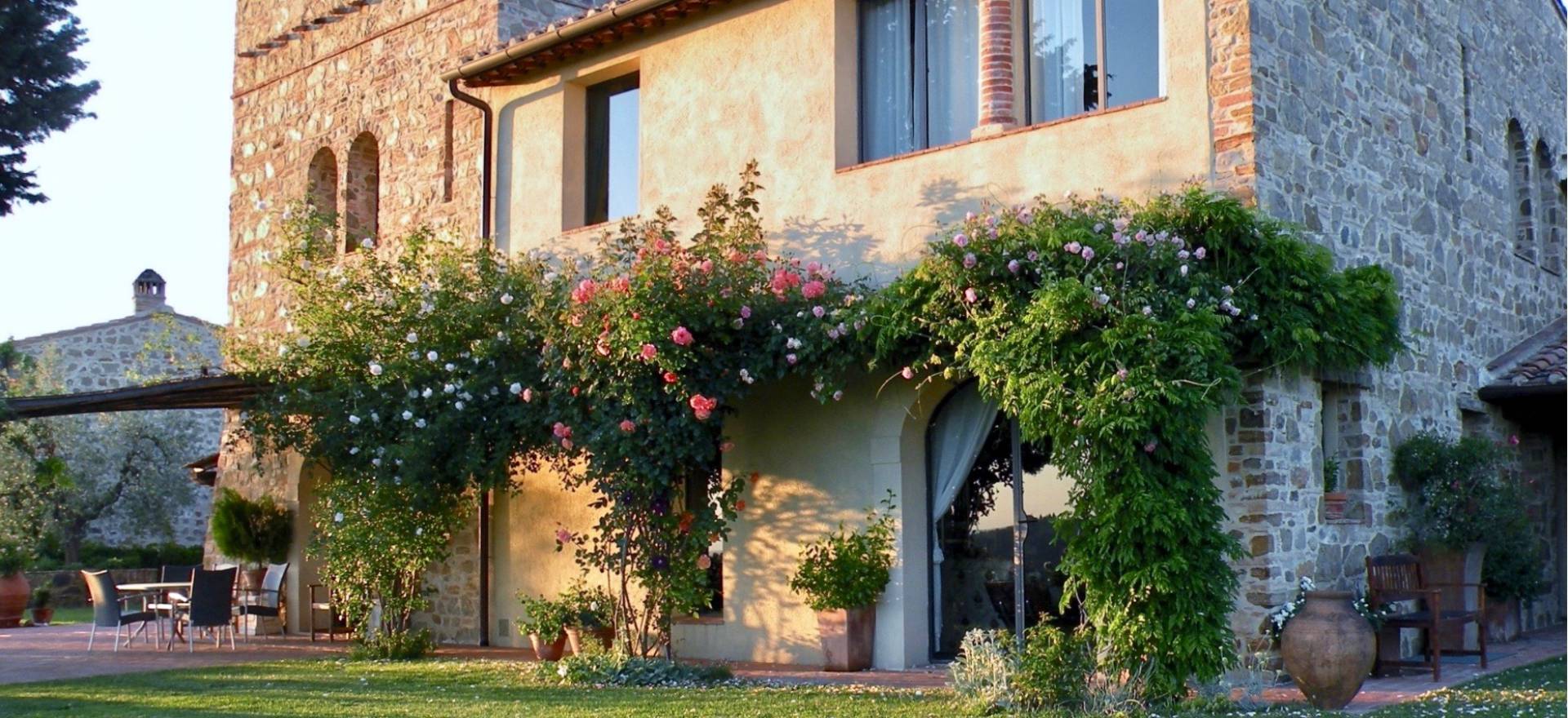Agriturismo Toskana Ferienhaus oder FeWo im Olivenhain mit toller Aussicht - Toskana