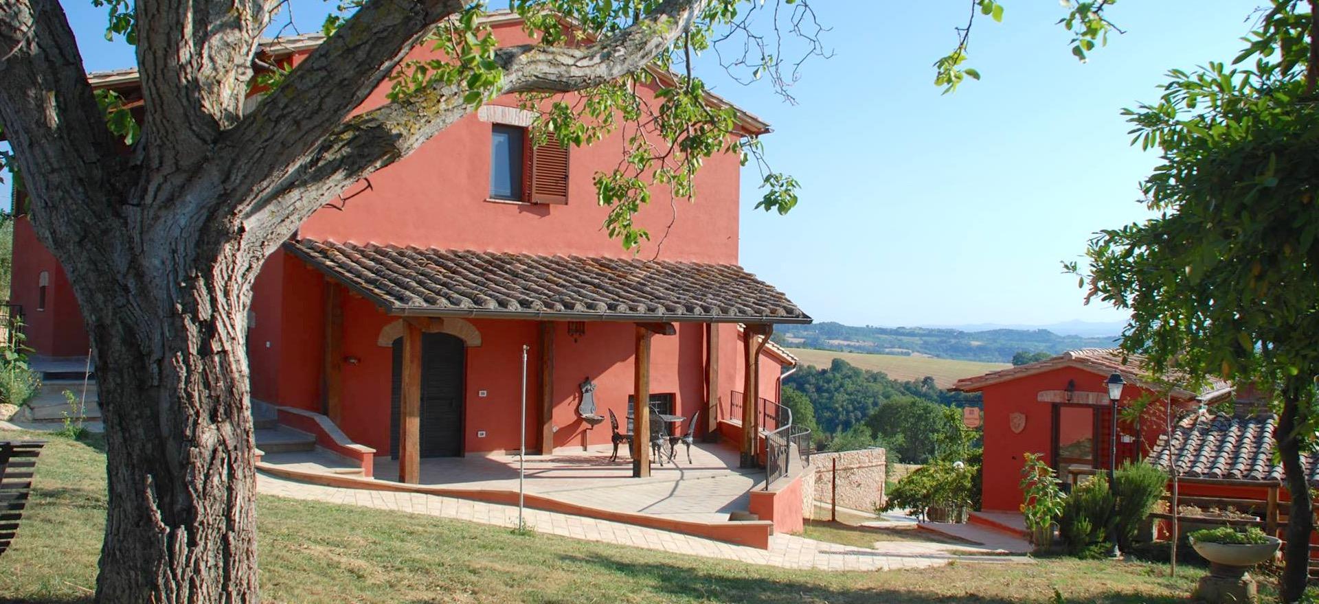Agriturismo Umbrien Gemütliches Agriturismo mit Restaurant und lokale Küche