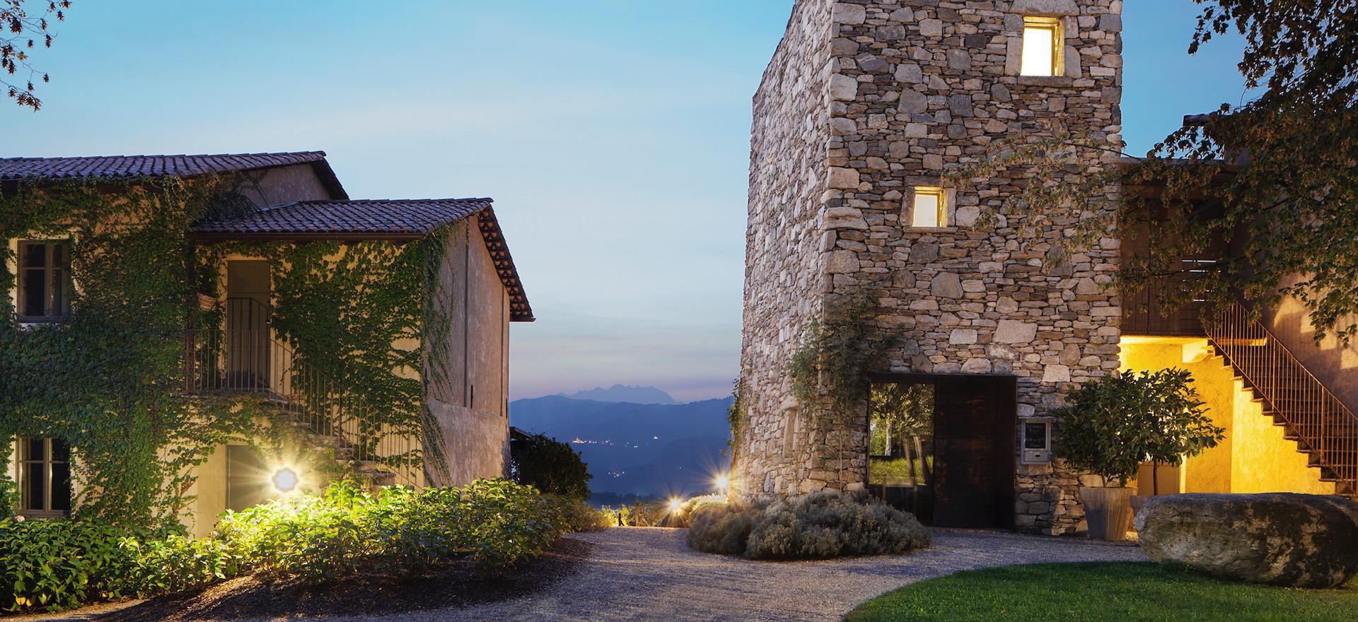 Agriturismo Comer See und Gardasee Kleines Luxusresort mit außergewöhnlicher Aussicht