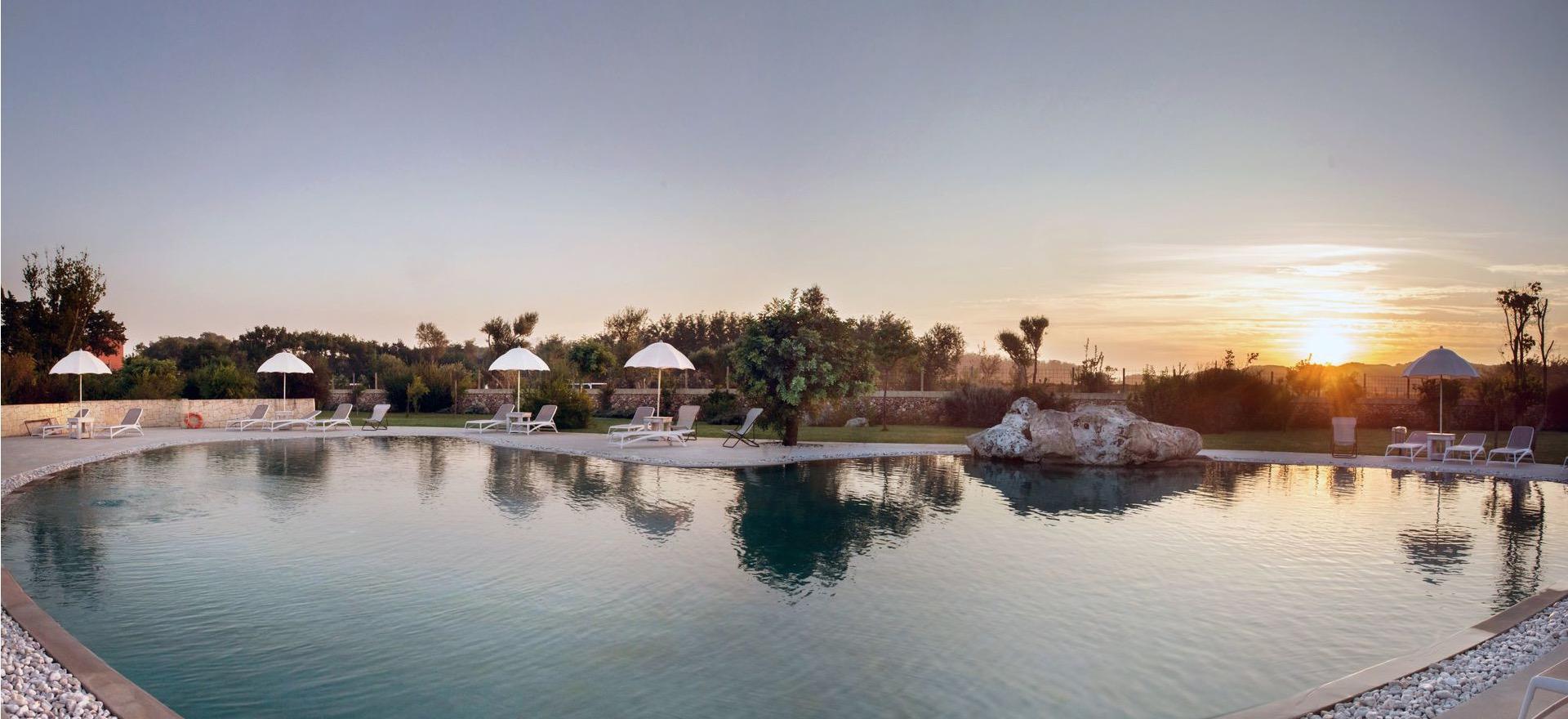 Agriturismo Apulien Luxus-Agriturismo nur wenige Gehminuten von Sandstrand entfernt