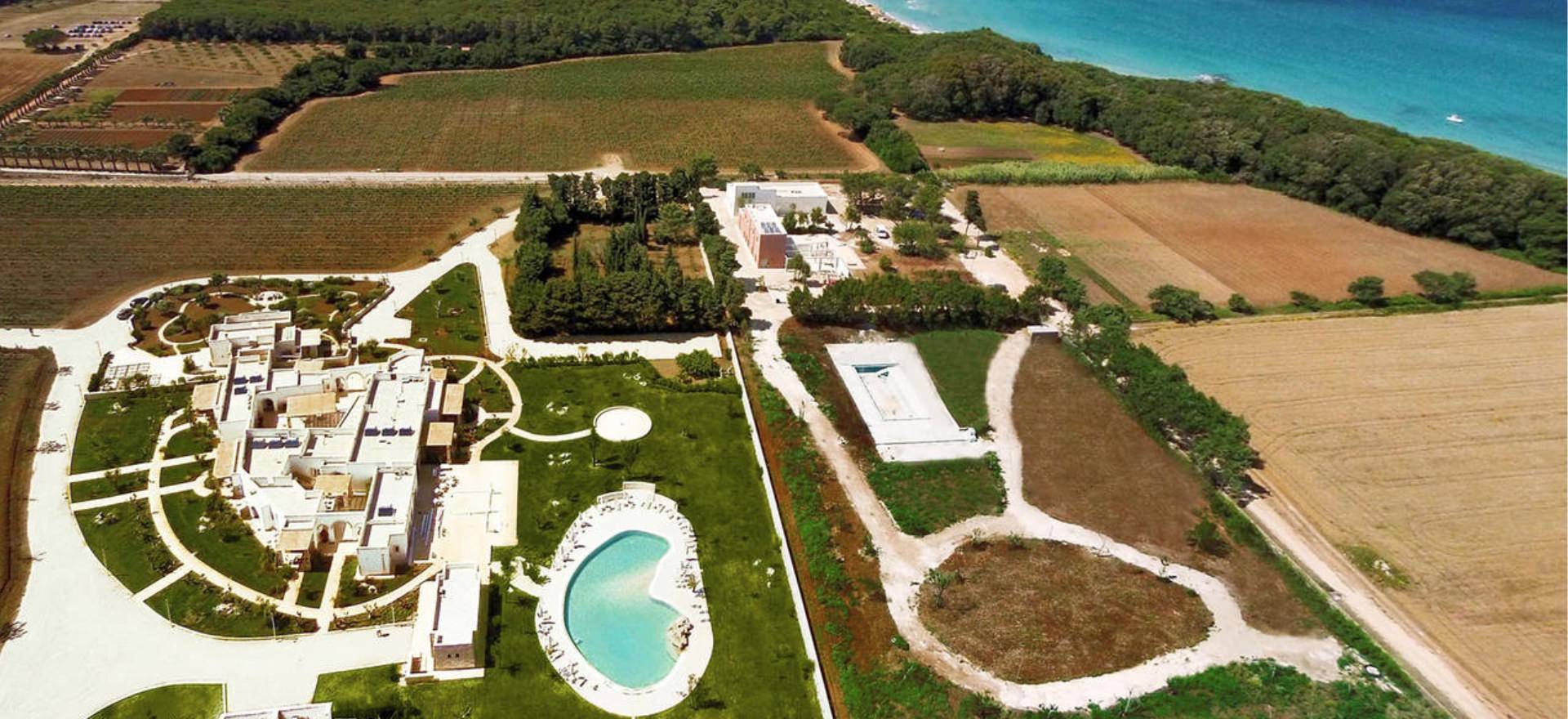 Agriturismo Apulien Luxus-Agriturismo nur wenige Gehminuten von Sandstrand entfernt