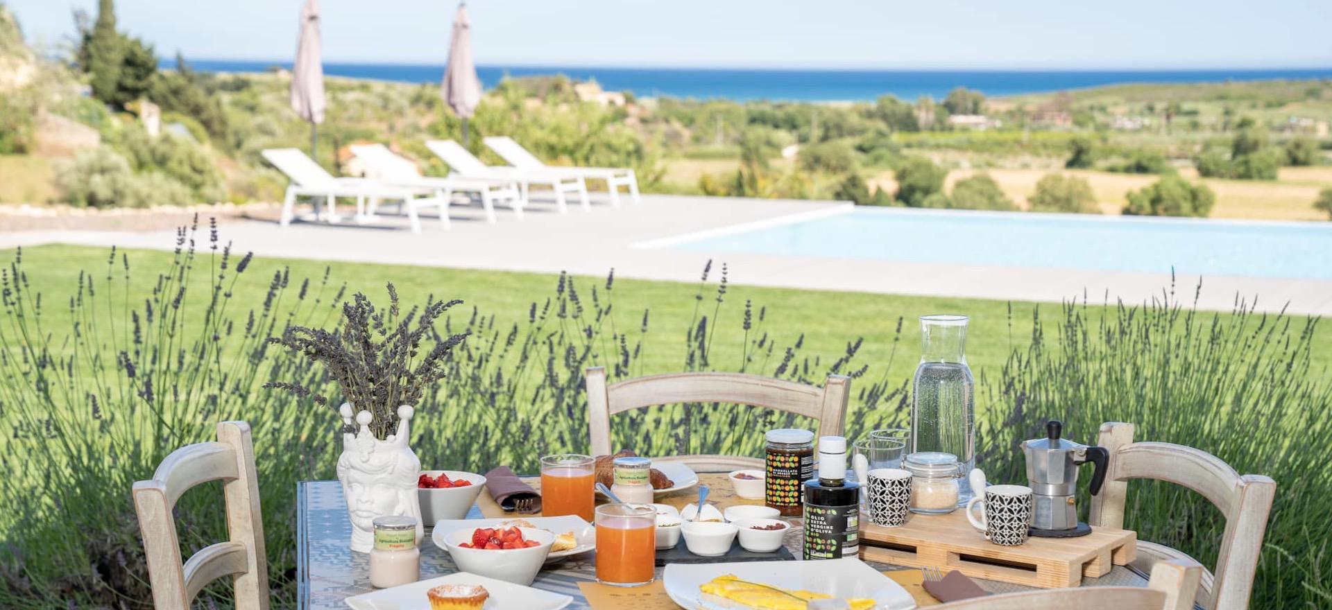 Agriturismo Sizilien Organischer Agriturismo Sizilien mit Meerblick