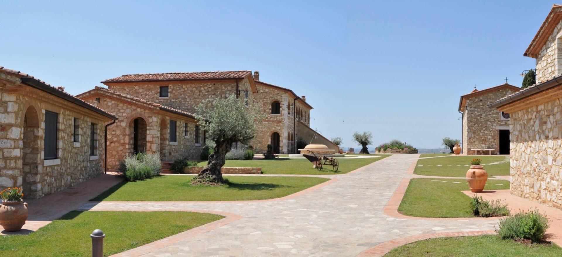 Agriturismo Toskana Wundervoller Olivenhof mit Ferienwohnungen östlich von Siena