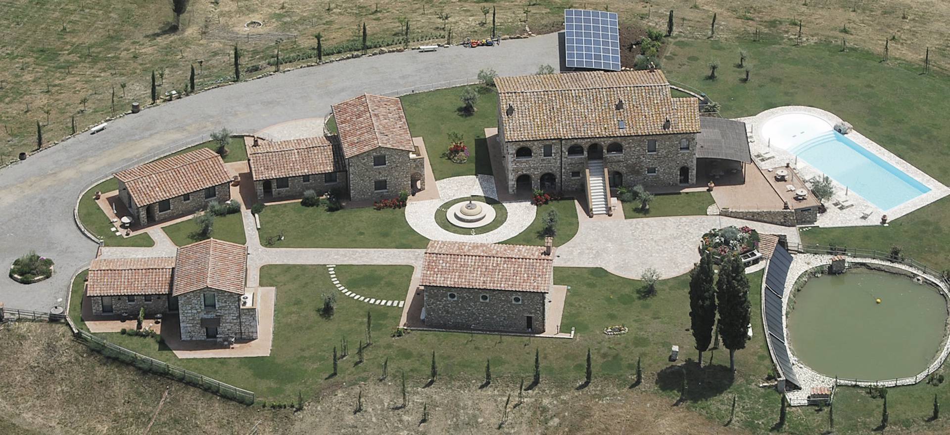 Agriturismo Toskana Wundervoller Olivenhof mit Ferienwohnungen östlich von Siena